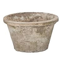 Amazon | 植木鉢 陶器 モスポット 100 S 5号 グレー | 鉢